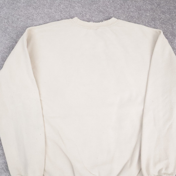 Thrashed Queen Music Band Tour Small Beige Long Sleeve Pullover Sweatshirt - Picture 12 of 13